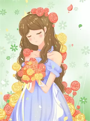扎马尾女孩头像图片